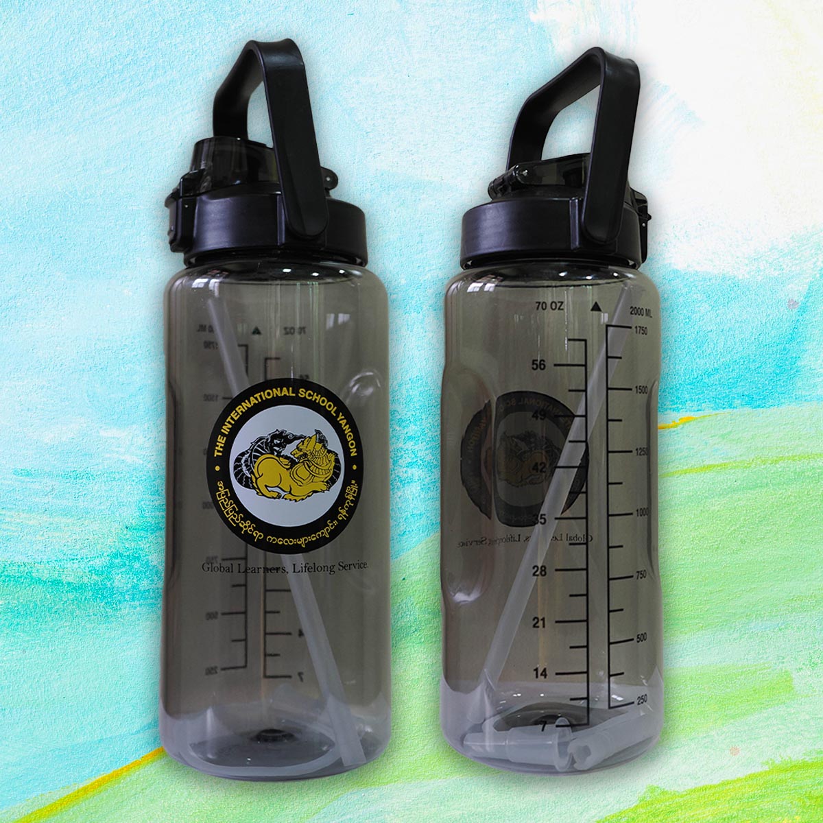 Black Water Bottle