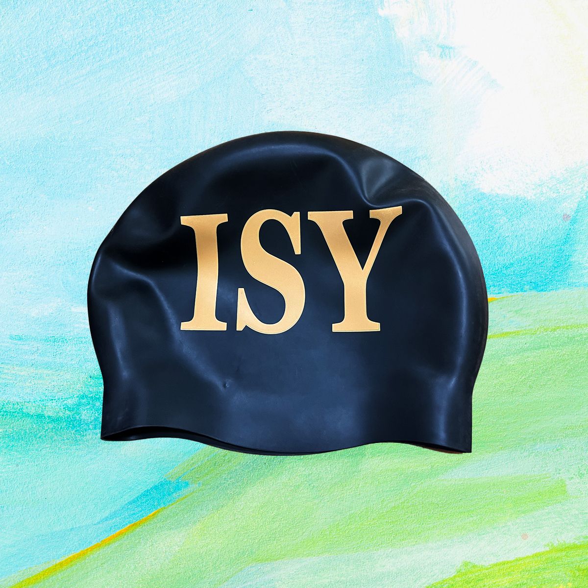 ISY BLACK SWIM CAP