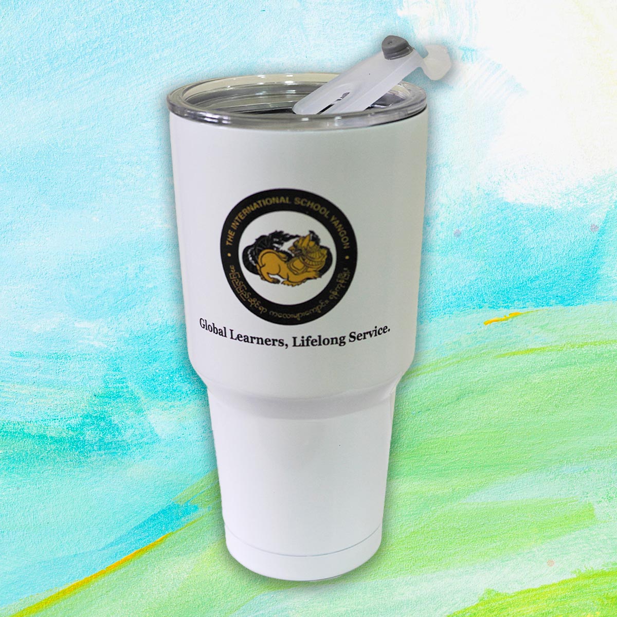 White Big Tumbler